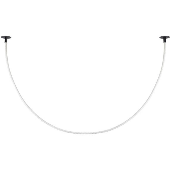 4391/40CL HIGHTECH черный/металл/канат Потолочный св-к встраиваемый (2 крепления и крючок в комплекте) IP20 LED 40W 1580Лм 4000K CORDA