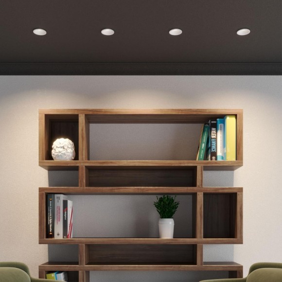 359848 WIR NT25 506 белый Светильник встраиваемый с переключателем цв. температуры IP20 LED 7W 220-240V 2700К\3200К\4000К NOVA