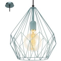49259 Подвес CARLTON 1, 1x60W (E27), ?310, H1100, сталь, мята 49259 Подвес CARLTON 1, 1x60W (E27), ?310, H1100, сталь, мята