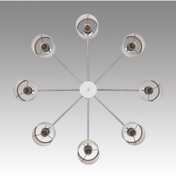 6585/8 MODERNI LN24 хром/бежевый, металл/текстиль, стекло Люстра подвесная E14 8*40W 220V ARNIKA 6585/8 MODERNI LN24 хром/бежевый, металл/текстиль, стекло Люстра подвесная E14 8*40W 220V ARNIKA