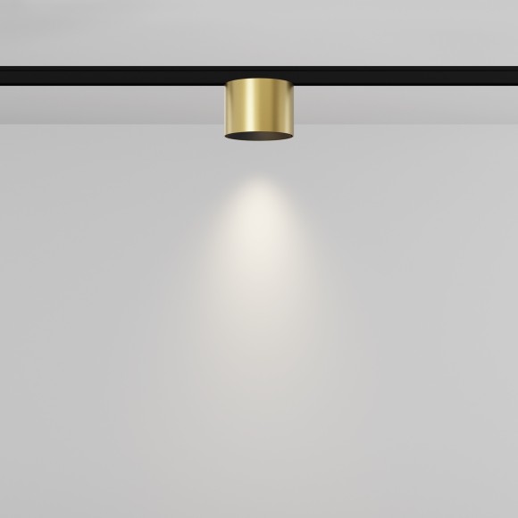 TR188-1-5W4K-M-BBS Ультратонкий трековый магнитный светодиодный светильник Maytoni Levity CRI90+ 4000К 380Лм 36° 5Вт