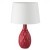 8137/1T MODERNI LN25 красный/белый, керамика/текстиль Настольная лампа Е27 1*60W 220V YARA