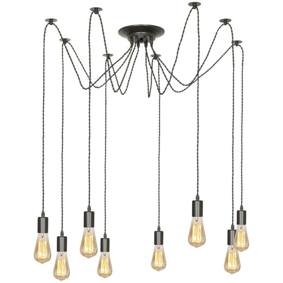 Люстра паук Lussole GRLSP-9840 SHIRLEY IP21 под лампы 8xE27 80W Люстра паук Lussole GRLSP-9840 SHIRLEY IP21 под лампы 8xE27 80W