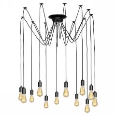 Люстра паук Lussole GRLSP-9840 SHIRLEY IP21 под лампы 8xE27 80W