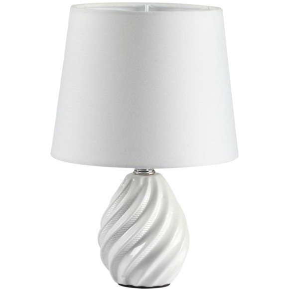 8143/1T MODERNI LN25 белый, керамика/текстиль Настольная лампа Е27 1*60W 220V KEILA 8143/1T MODERNI LN25 белый, керамика/текстиль Настольная лампа Е27 1*60W 220V KEILA