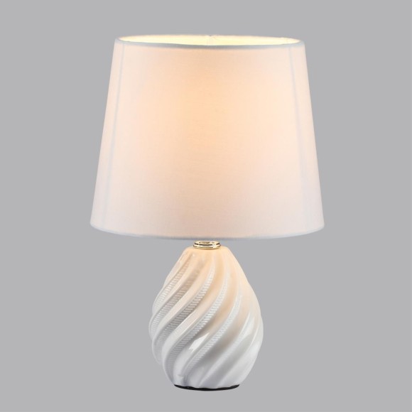 8143/1T MODERNI LN25 белый, керамика/текстиль Настольная лампа Е27 1*60W 220V KEILA 8143/1T MODERNI LN25 белый, керамика/текстиль Настольная лампа Е27 1*60W 220V KEILA