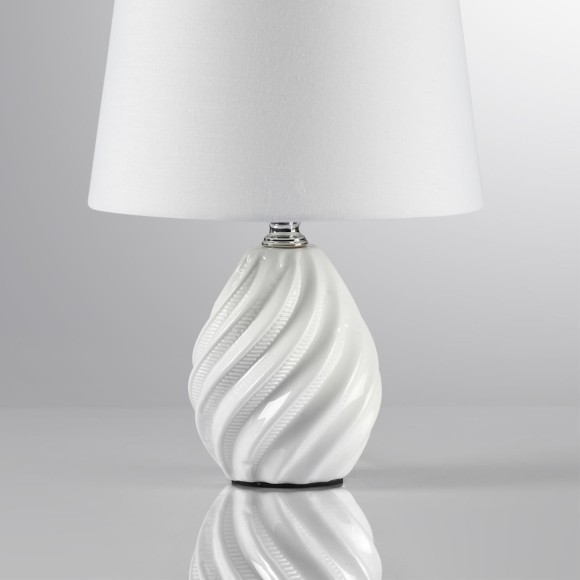 8143/1T MODERNI LN25 белый, керамика/текстиль Настольная лампа Е27 1*60W 220V KEILA 8143/1T MODERNI LN25 белый, керамика/текстиль Настольная лампа Е27 1*60W 220V KEILA