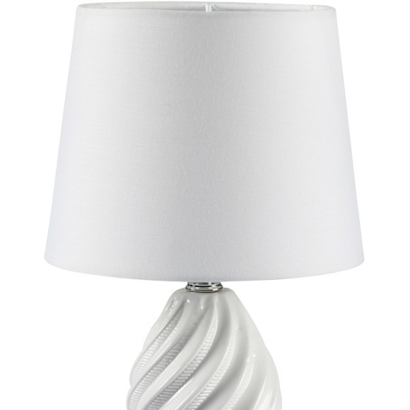 8143/1T MODERNI LN25 белый, керамика/текстиль Настольная лампа Е27 1*60W 220V KEILA 8143/1T MODERNI LN25 белый, керамика/текстиль Настольная лампа Е27 1*60W 220V KEILA