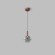 Denkirs BUBBLES DK6531-CO Светильник подвесной светодиодный, 4 Вт, 320Лм, CRI90, 3000К, IP20, 1500 x 200 мм, плафоны дымчатое стекло, основание металл медного цвета