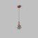 Denkirs BUBBLES DK6531-CO Светильник подвесной светодиодный, 4 Вт, 320Лм, CRI90, 3000К, IP20, 1500 x 200 мм, плафоны дымчатое стекло, основание металл медного цвета