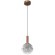 Denkirs BUBBLES DK6531-CO Светильник подвесной светодиодный, 4 Вт, 320Лм, CRI90, 3000К, IP20, 1500 x 200 мм, плафоны дымчатое стекло, основание металл медного цвета