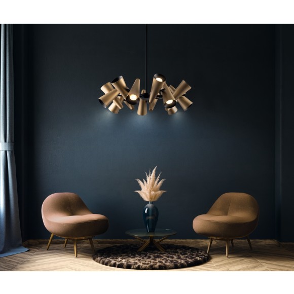 Люстра потолочная Maytoni MOD095PL-14BS Giro под лампы 14xGU10 50W