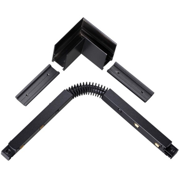 Соединитель питание+металл угловой для накладных для шин Novotech Flum 135122