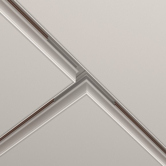 Т-образный соединитель внешний для шинопроводов в ГКЛ 12.5мм Maytoni Exility TRA034CT-42.12W