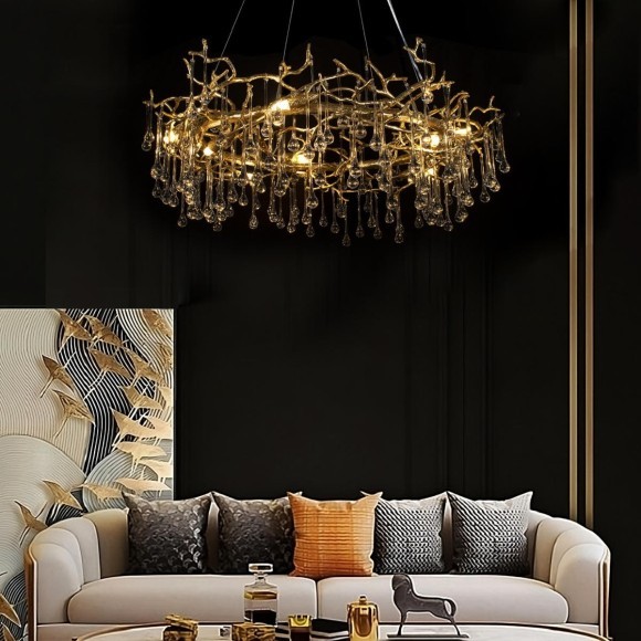 10068/800 GD Подвесная люстра LOFT IT Bijout 10068/800 GD Подвесная люстра LOFT IT Bijout