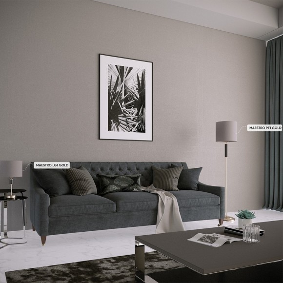 Настольные лампы Crystal Lux MAESTRO LG1 GOLD Настольные лампы Crystal Lux MAESTRO LG1 GOLD