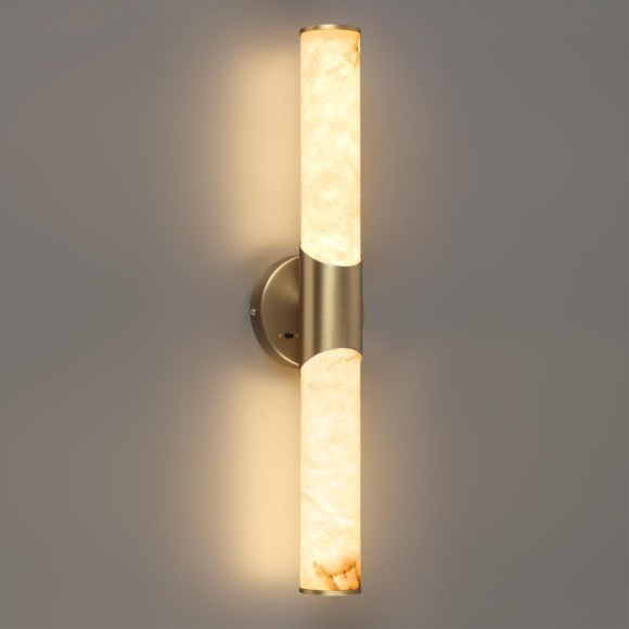 6672/12WL L-VISION ODL24 123 Настенный светильник латунь/металл/алебастр IP20 LED 12W 540Лм 3000K/4000K MARBELLA