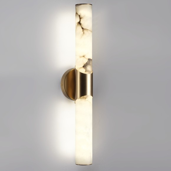 6672/12WL L-VISION ODL24 123 Настенный светильник латунь/металл/алебастр IP20 LED 12W 540Лм 3000K/4000K MARBELLA