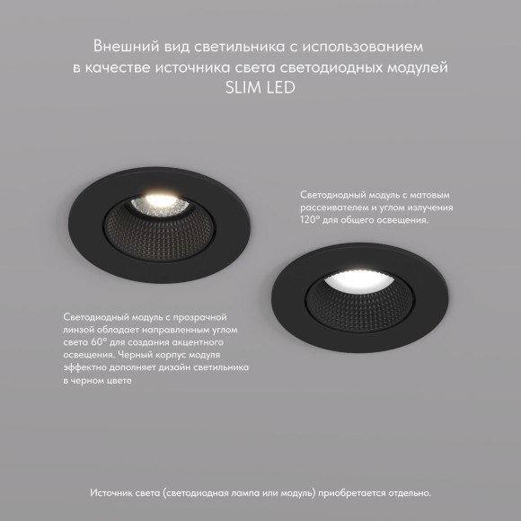 Точечный светильник DK3020 DK3061-BK