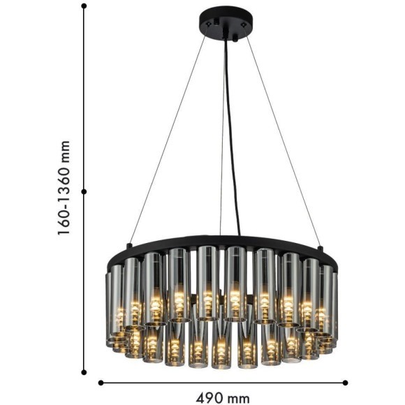 Подвесная люстра Slang 4504-25P Подвесная люстра Slang 4504-25P