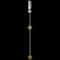 Бра Crystal Lux SIMPLY AP1.2 BRASS 4080/401.2