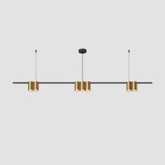 Подвесной светильник Orbit DK4063-BK+SG Подвесной светильник Orbit DK4063-BK+SG