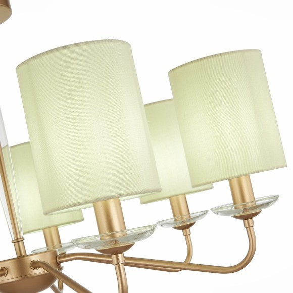 SLE108002-07 Светильник потолочный Золотистый/Бежевый E14 7*40W RITA SLE108002-07 Светильник потолочный Золотистый/Бежевый E14 7*40W RITA