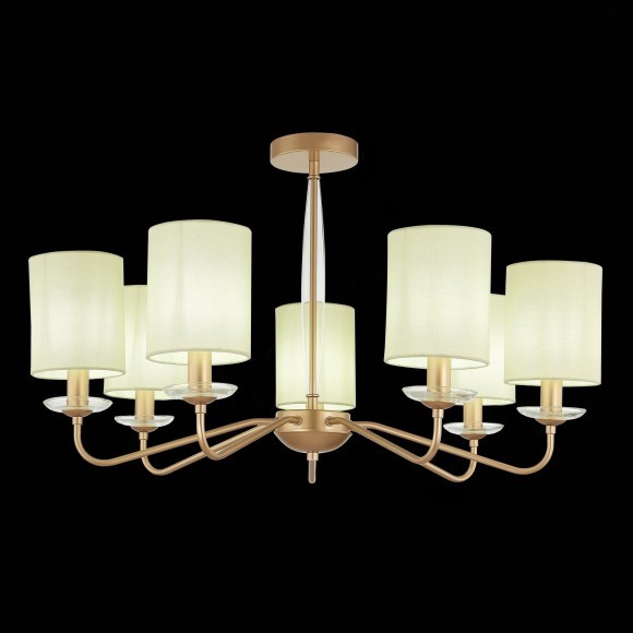 SLE108002-07 Светильник потолочный Золотистый/Бежевый E14 7*40W RITA SLE108002-07 Светильник потолочный Золотистый/Бежевый E14 7*40W RITA