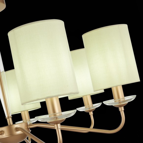 SLE108002-07 Светильник потолочный Золотистый/Бежевый E14 7*40W RITA SLE108002-07 Светильник потолочный Золотистый/Бежевый E14 7*40W RITA