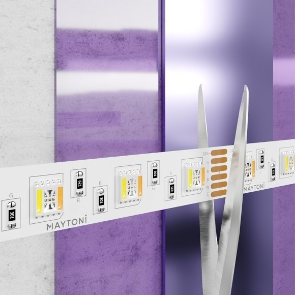 Светодиодная лента 24В 5050 21Вт/м RGB-MIX 5м IP20 Black арт.20039 Светодиодная лента 24В 5050 21Вт/м RGB-MIX 5м IP20 Black арт.20039