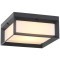 SL077.402.01 Светильник уличный потолочный ST-Luce Черный/Белый LED 1*12W 3000K CUBISTA