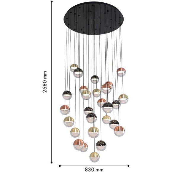 Потолочная люстра Luna 4371-27P
