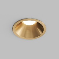 Встраиваемый светодиодный светильник Denkirs SHINE GLOW DK2431-SB 15Вт 3000/4000K IP20 сатинированная латунь