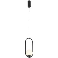 SL395.403.01 Подвес ST-Luce Черный/Белый LED 1*8W 4000K DONOLO