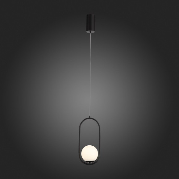 SL395.403.01 Подвес ST-Luce Черный/Белый LED 1*8W 4000K DONOLO