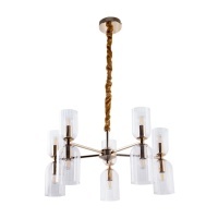 Подвесная люстра Arte Lamp CHARM A1623LM-10GO