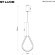 SL6131.413.12 Светильник подвесной ST-Luce Черный/Черный, Терракотовый LED 1*12W 4000K SHAPE
