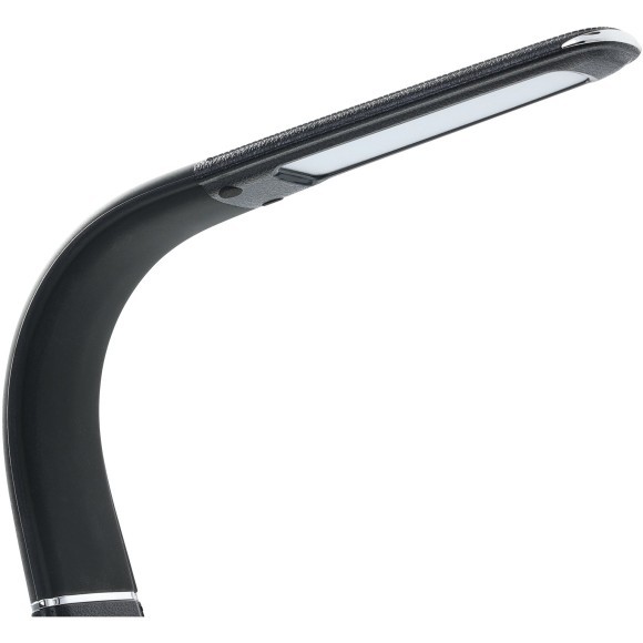 97914 EGLO COGNOLI (Когноли) настольная LED-лампа, 3,2 Вт, 5000 К, сенсорный диммер, часы, календарь и термометр, черная, IP20
