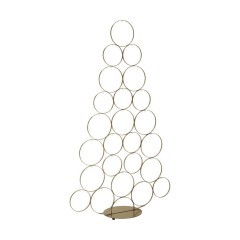 427397 BALLYMENA Рождественское украшение Ель металл золотистый кристаллы H-1090