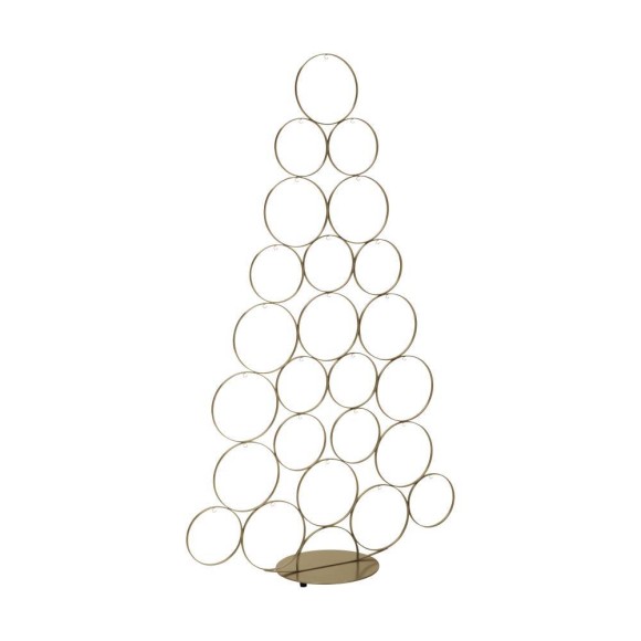 427397 BALLYMENA Рождественское украшение Ель металл золотистый кристаллы H-1090