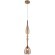 Светильник подвесной Crystal Lux LUX NEW SP1 C AMBER