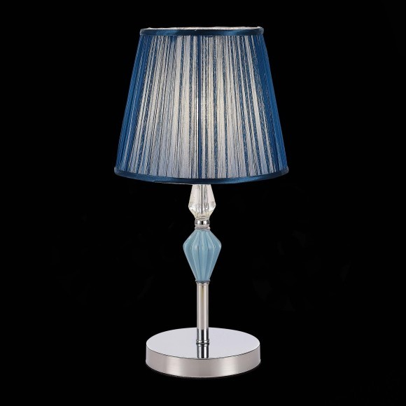 SLE1116-104-01 Прикроватная лампа Хром/Голубой E14 1*40W BALNEA