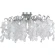 Светильник потолочный Crystal Lux TENERIFE PL8 SILVER