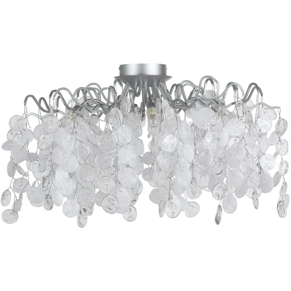 Светильник потолочный Crystal Lux TENERIFE PL8 SILVER