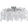 Светильник потолочный Crystal Lux TENERIFE PL8 SILVER