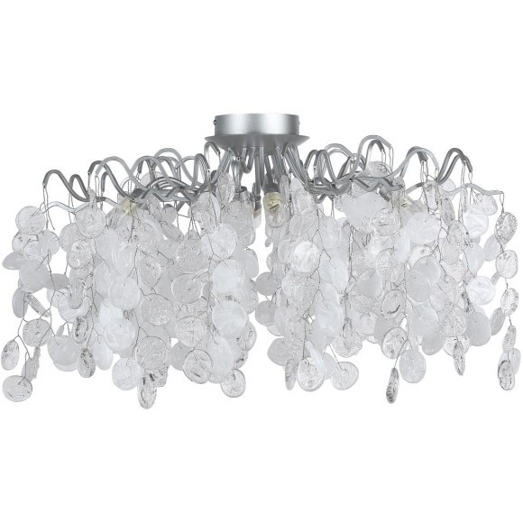 Светильник потолочный Crystal Lux TENERIFE PL8 SILVER