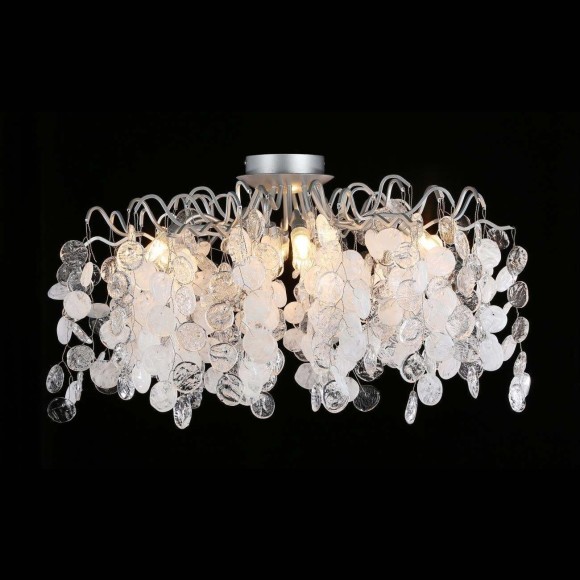 Светильник потолочный Crystal Lux TENERIFE PL8 SILVER