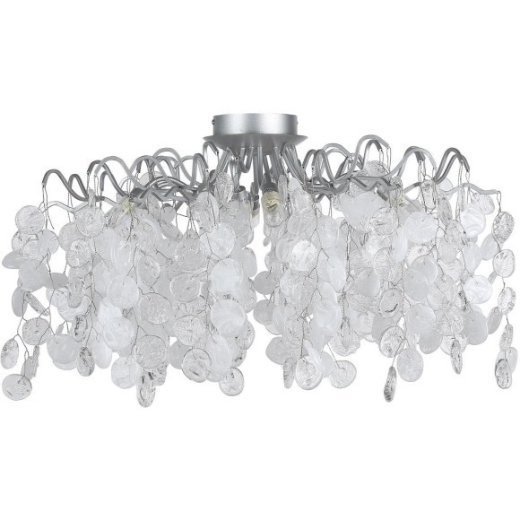 Светильник потолочный Crystal Lux TENERIFE PL8 SILVER