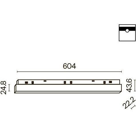 TR030-2-24W4K-B Трековый магнитный светодиодный светильник Maytoni Exility CRI90+ 4000К 1560Лм 120° 24Вт