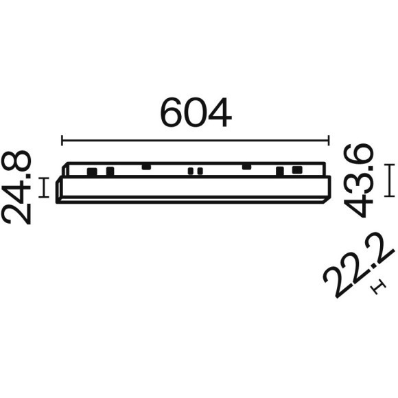 TR030-2-24W4K-B Трековый магнитный светодиодный светильник Maytoni Exility CRI90+ 4000К 1560Лм 120° 24Вт